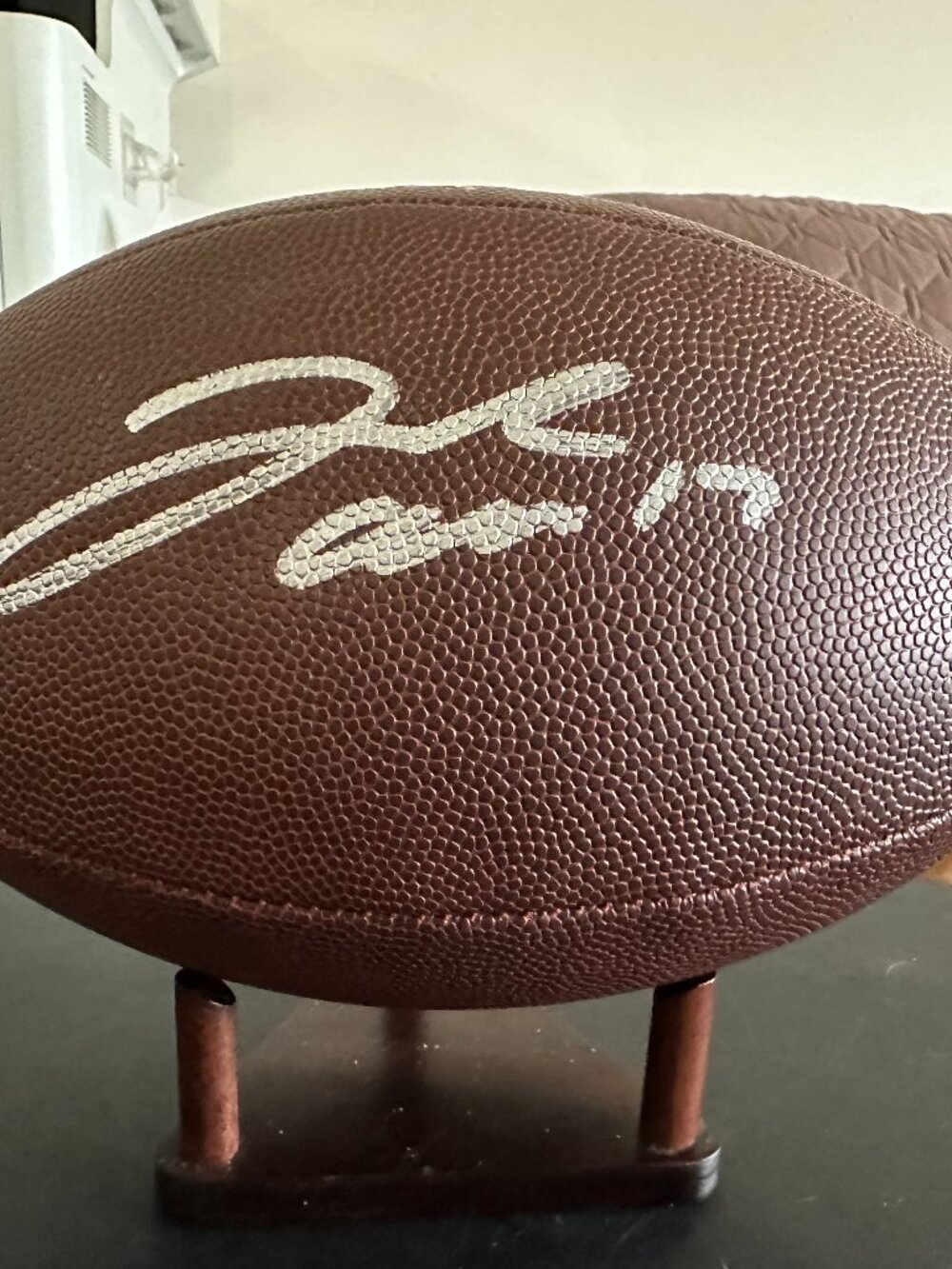 Josh Allen signed full-size Buffalo Bills autographed Wilson NFL football w/COA